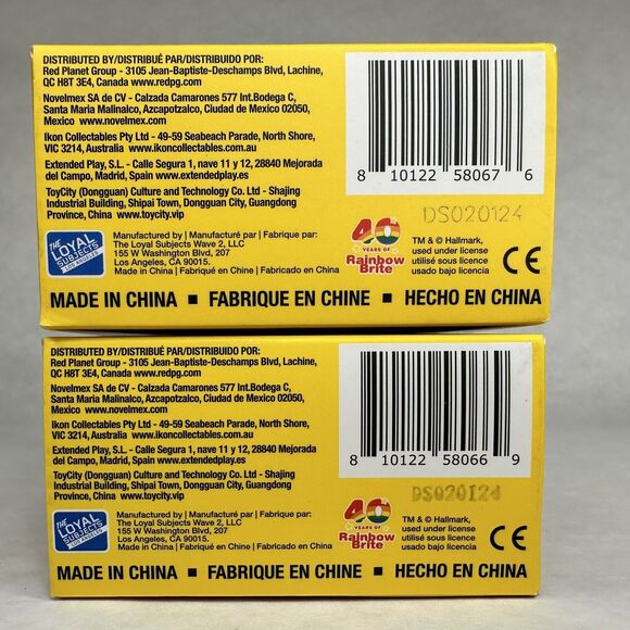 Rainbow Brite‎ 40 Years Mini Figures TLS ToysLoyal Subjects CheeBee Set of 2 NEW - Picture 9 of 11